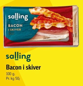 Føtex Bacon i skiver tilbud