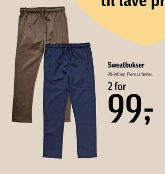 Føtex Sweatbukser tilbud