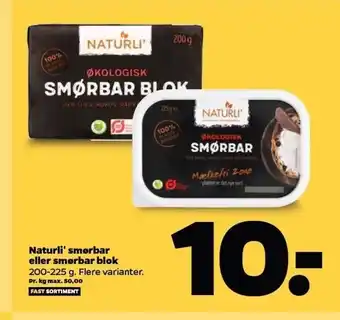 Netto Naturli´ smørbar el. smørbar blok tilbud