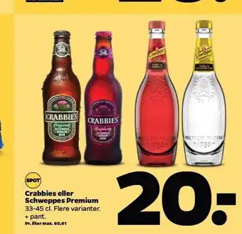 Crabbies el. schweppes premium