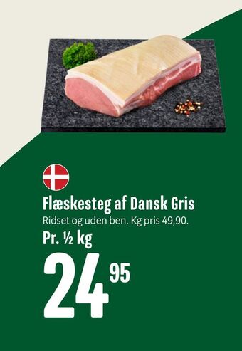 Min Købmand Flæskesteg af dansk gris tilbud
