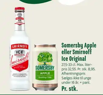 Min Købmand Somersby apple eller smirnoff ice original tilbud
