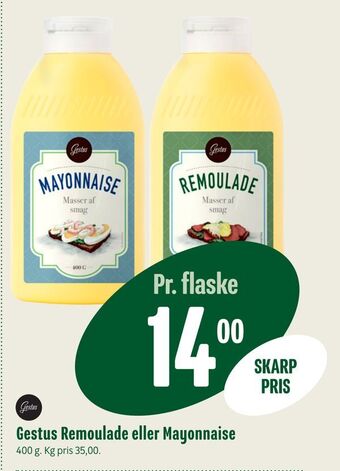 Min Købmand Gestus remoulade eller mayonnaise tilbud