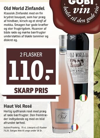 SPAR Old world zinfandel tilbud