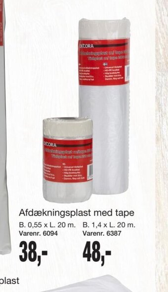 Harald Nyborg Afdækningsplast med tape tilbud