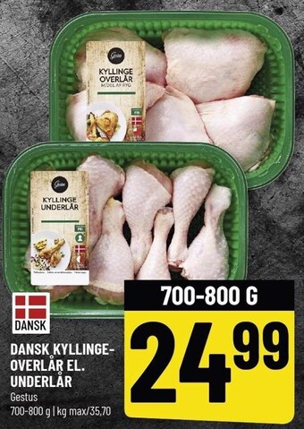 Løvbjerg Dansk kyllingeoverlår el. underlår tilbud