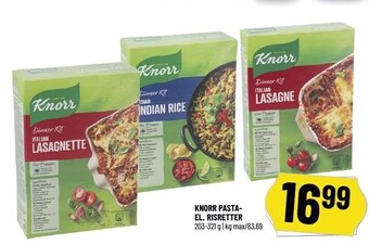 Løvbjerg Knorr pasta- el. risretter tilbud