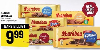 Løvbjerg Marabou chokolade tilbud