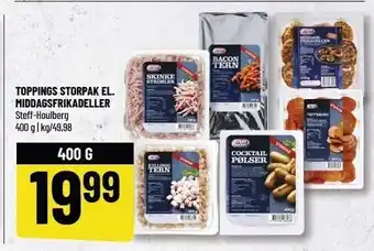Løvbjerg Toppings storpak el. middagsfrikadeller tilbud