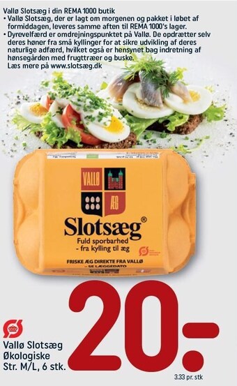 Vallø slotsæg økologiske
