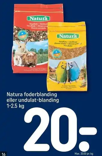 REMA 1000 Natura foderblanding el. undulat-blanding tilbud