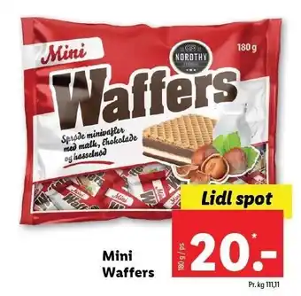 Lidl Mini waffers tilbud