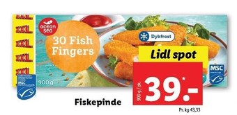 Lidl Fiskepinde tilbud