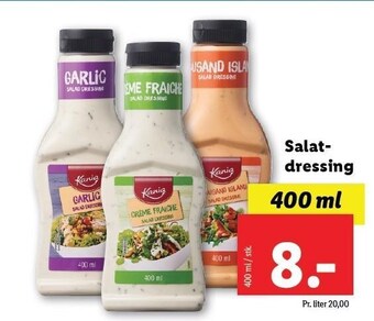 Lidl Salatdressing tilbud
