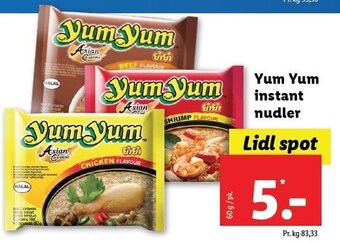 Yum yum instant nudler