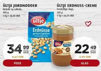 Ültje jordnødder el. erdnuss-creme