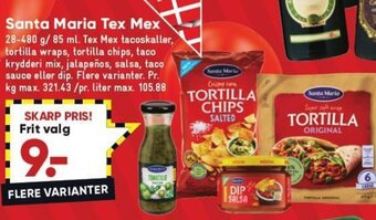 Bilka Santa Maria Tex Mex tilbud