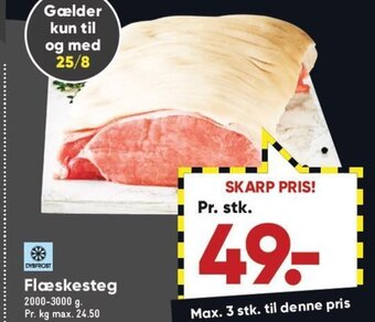Bilka Flæskesteg tilbud