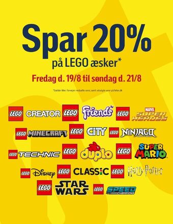 Føtex Lego tilbud