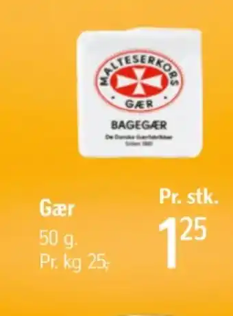 Malteserkors gær