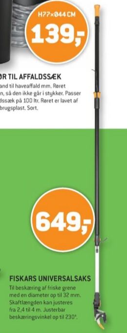 XL-BYG Fiskars universalsaks tilbud