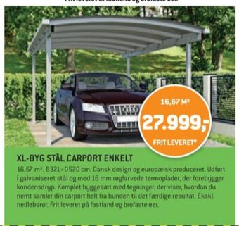 XL-BYG Xl-byg carport tilbud
