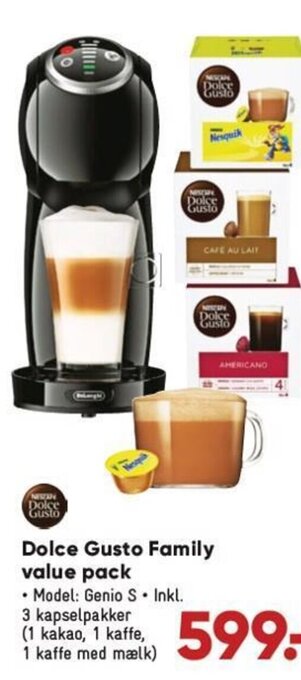Bilka Dolce Gusto Family value pack tilbud