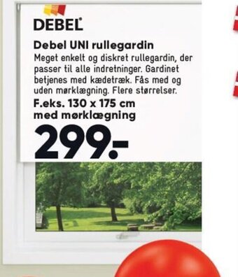 Bilka Debel UNI rullegardin tilbud