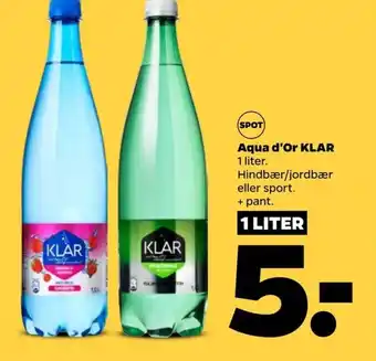 Netto Klar Aqua d'Or 1liter tilbud