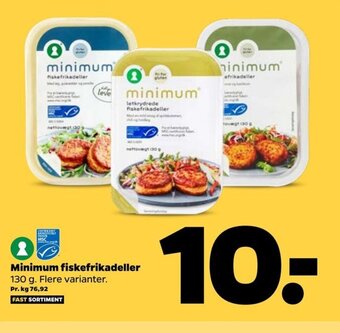Netto Minimum Fiskefrikadeller tilbud