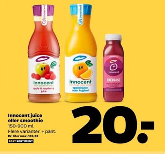 Netto Innocent Juice Eller Smoothie tilbud