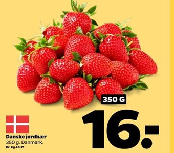 Netto Danske Jordbær tilbud
