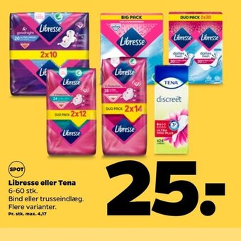 Netto Libresse Eller Tena tilbud