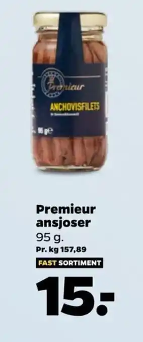 Netto Premieur Ansjoser tilbud