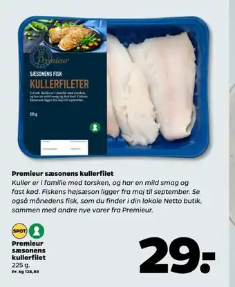 Netto Premieur Sæsonens Kullerfilet tilbud