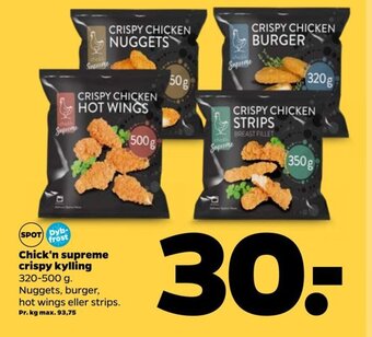 Netto Chick'n Supreme Crispy Kylling tilbud