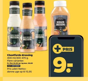 Netto Chestfords Dressing tilbud