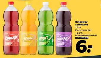Netto Kingsway Saftevand tilbud