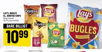 Løvbjerg Lay's Bugles El Doritos Chips tilbud