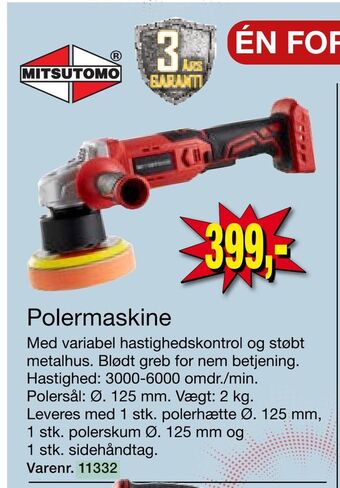 Harald Nyborg Polermaskine tilbud