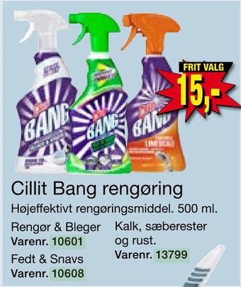 Harald Nyborg Cillit bang rengøring tilbud