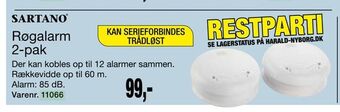 Harald Nyborg Røgalarm 2-pak tilbud
