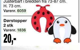 Harald Nyborg Dørstopper tilbud