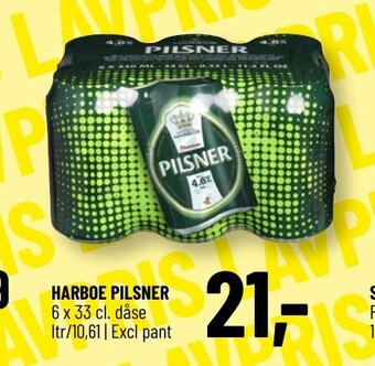 Løvbjerg Harboe Pilsner tilbud