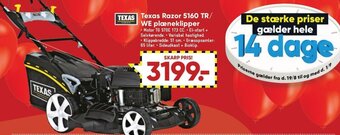 Bilka Texas Razor 5160 TR/WE plæneklipper tilbud