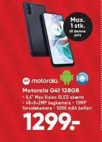 Bilka Motorola G41 128GB tilbud