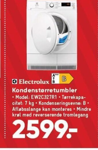 Bilka Electrolux Kondenstørretumbler tilbud