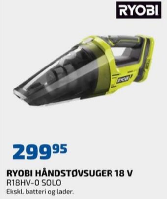 Ryobi håndstøvsuger