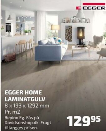 Davidsen Egger laminatgulv tilbud