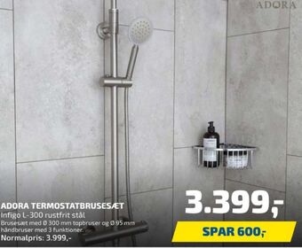 Davidsen Adora termostatarmatur tilbud